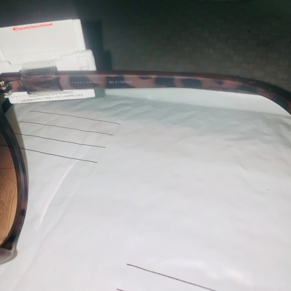 Nwt Womens Fashion Sunglasses LC Lauren Conrad Tortoise Shell Amber Lense Round - Picture 6 of 10
